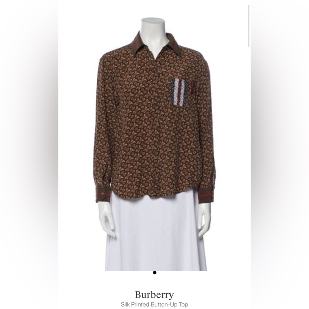 Burberry button up dress shirt